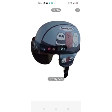 Helm anak Sincan SNI lucu