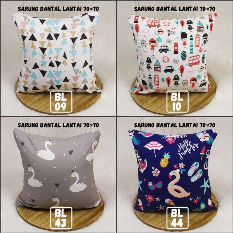 Sarung Bantal Lantai 70×70 - Sarung Bantal Sofa 70×70