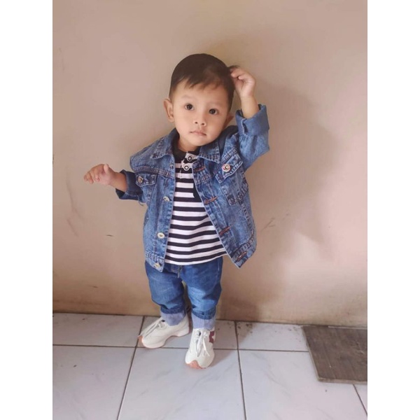 JAKET JEANS ANAK 2-8 taun