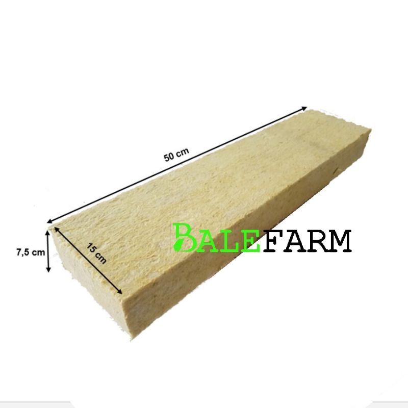 rockwool cultiline media tanam hidroponik ukuran 50cm