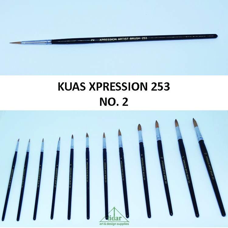 

Brush / Kuas Xpression 253 Round / Bulat No. 2