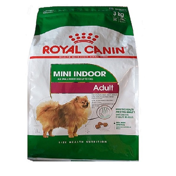 Royal Canin Mini Indoor Life Adult 3kg 3 kg RC Makanan Anjing Dewasa