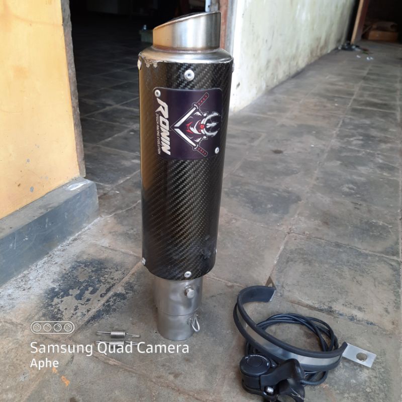 slincer silincer knalpot ronin katana SE carbon original