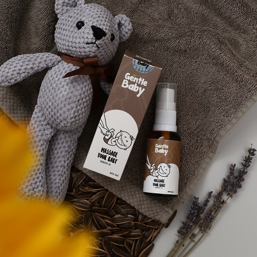 GENTLE BABY MASSAGE YOUR BABY / MINYAK TELON / ESSENTIAL OIL AROMATHERAPY / PERAWATAN KESEHATAN UNTUK PIJAT ANAK BAYI