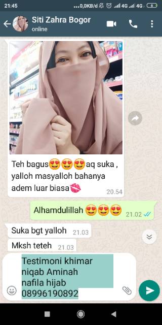 JILBAB KHIMAR AMINAH SIZE L ORIGINAL RAISA-2