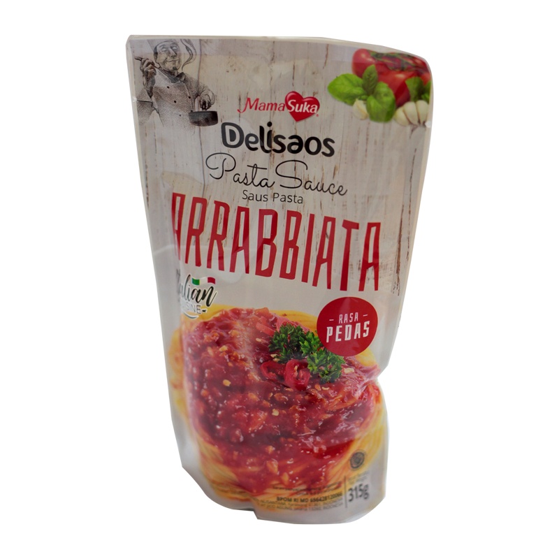 

Delisaos Saus Pasta Arrabbiata 315Gr