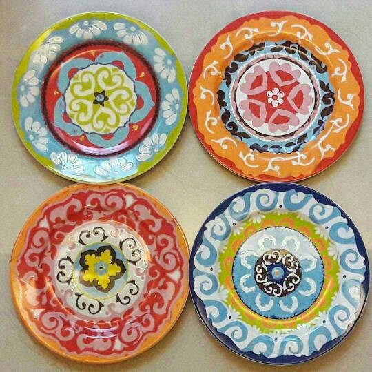 Set Piring Hias Maroko (4 Pcs)