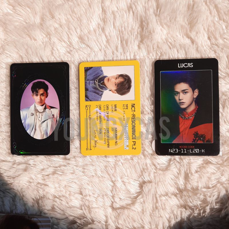 PC LUCAS NCT2020 YEARBOOK / ID CARD / ACCESS CARD