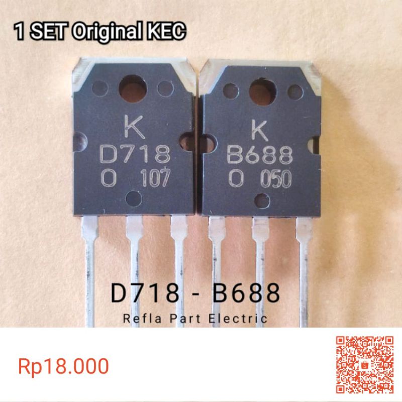 TRANSISTOR D718 B688 1 SET