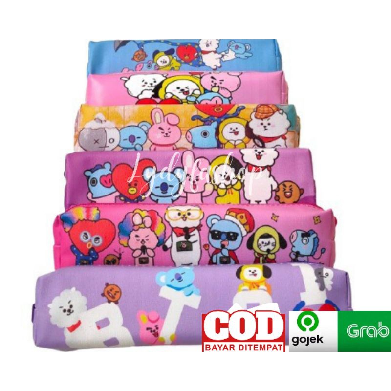

TEMPAT PENSIL BT21 / BTS / PENCIL CASE / LUCU / UNIK / MURAH