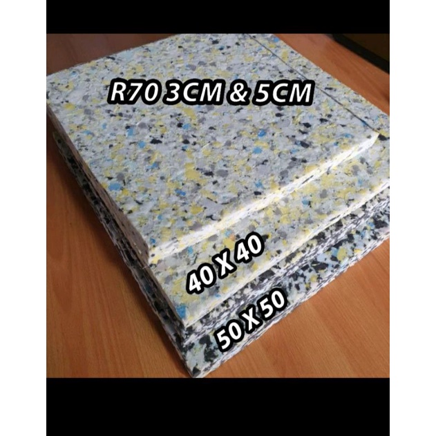 Royal Foam Alas Duduk Busa Rebonded R70 3cm dan 5cm 40x40 50x50