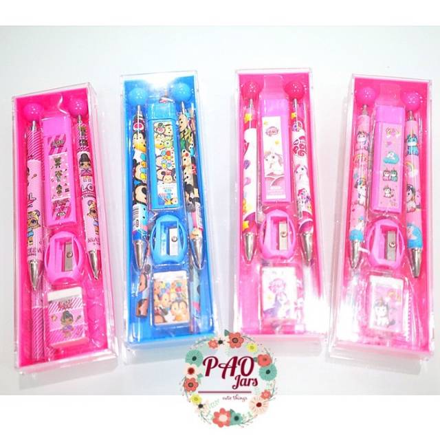 

Kotak pensil tsum tsum / pensil set unicorn / kotak pensil little pony