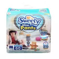 SWEETY SILVER PANTS M60