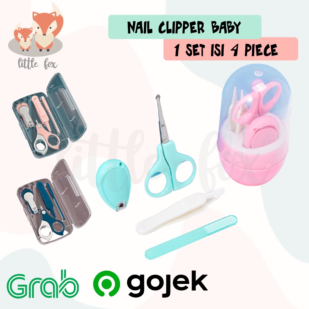 Set Gunting Kuku Bayi / Manicure Kuku Anak/ Nail Clipper Baby