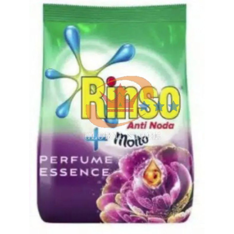 rinso detergent bubuk + pengharum molto 215/195gr