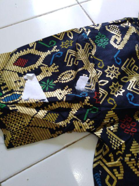 Kemeja Batik Tapis Lampung Prada Songket Kemeja Pria Cowok Fashion Pria Kemeja Tapis