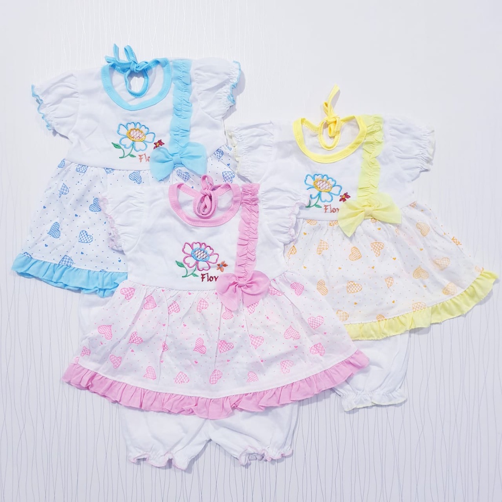 Dress Baby / Baju Bayi 0-12 Bulan / Setelan Baby / Baby Alicia