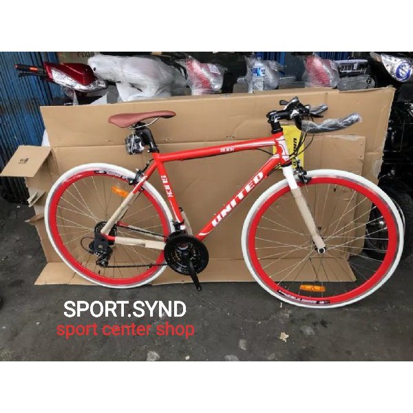SEPEDA FIXIE MODEL BALAP HYBRID 700C MTB UNITED SLICK 71 ALLOY TERBARU
