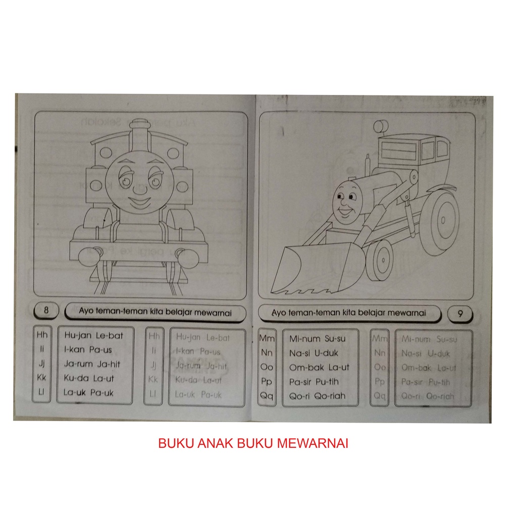 Buku Cerita Anak Buku Mewarnai Anak Buku Gambar Dongeng Anak Paud