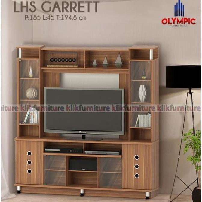 Lemari Hias Pajangan Bufet Tv Tinggi Lhs Garret Olympic