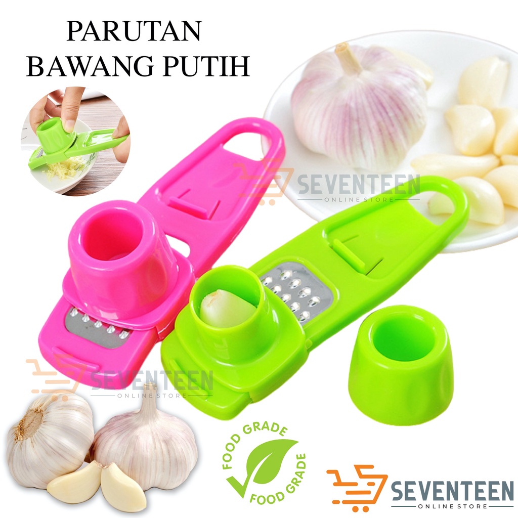 ALAT PRESS PARUTAN BAWANG PUTIH MERAH JAHE TEMULAWAK SERBAGUNA PISAU BAWANG DAPUR GARLIC SLICER