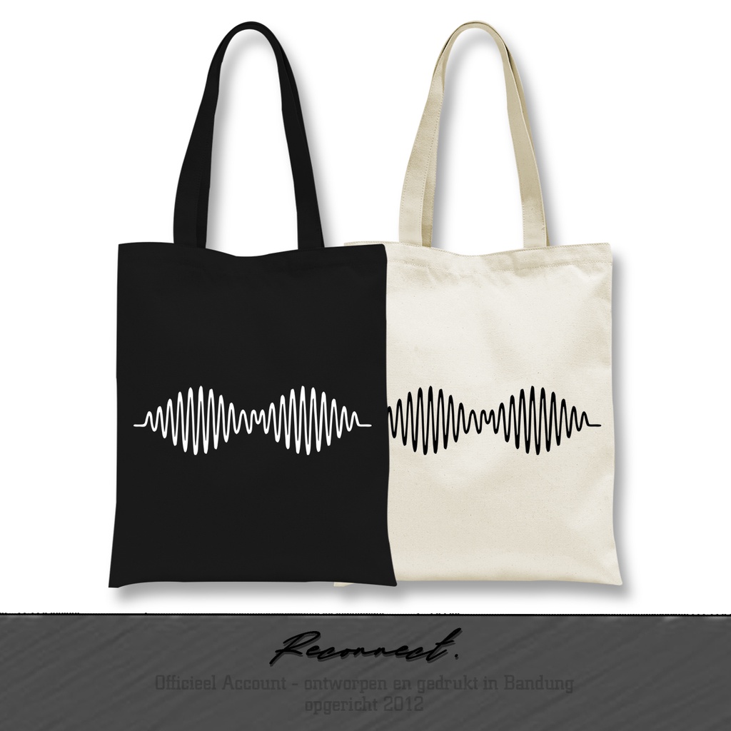 Reconnect Tote Bag Logo Arctic Monkey - GRATIS TAMBAH NAMA