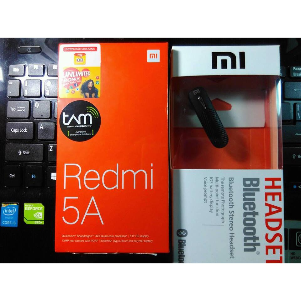 Xiaomi Redmi 5A - Bonus Headset Bluetooth