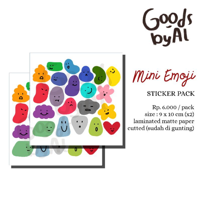 

Mini Emoji Sticker | goodsbyal