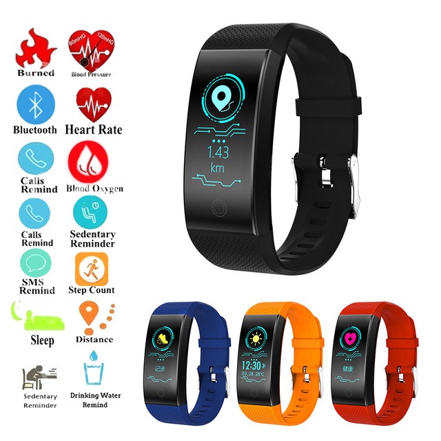 m3c 0.96 inch ip68 waterproof bluetooth 4.0 smart fitness bracelet smartwatch