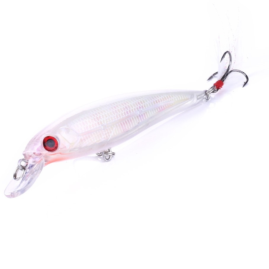 HENGJIA 1Pcs 11cm/14g Umpan Minnow Pancing Topwater Fishing Lure Ikan Memancing Peralatan Tackle