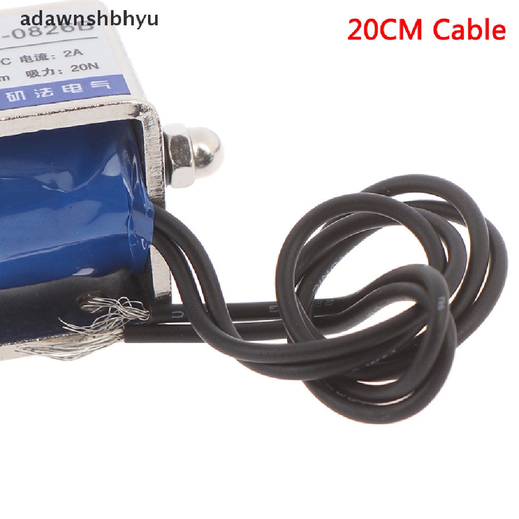 Adawnshbhyu JF-0826B 12V/2A 10mm 20N push pull Tipe open frame solenoid electromagnet