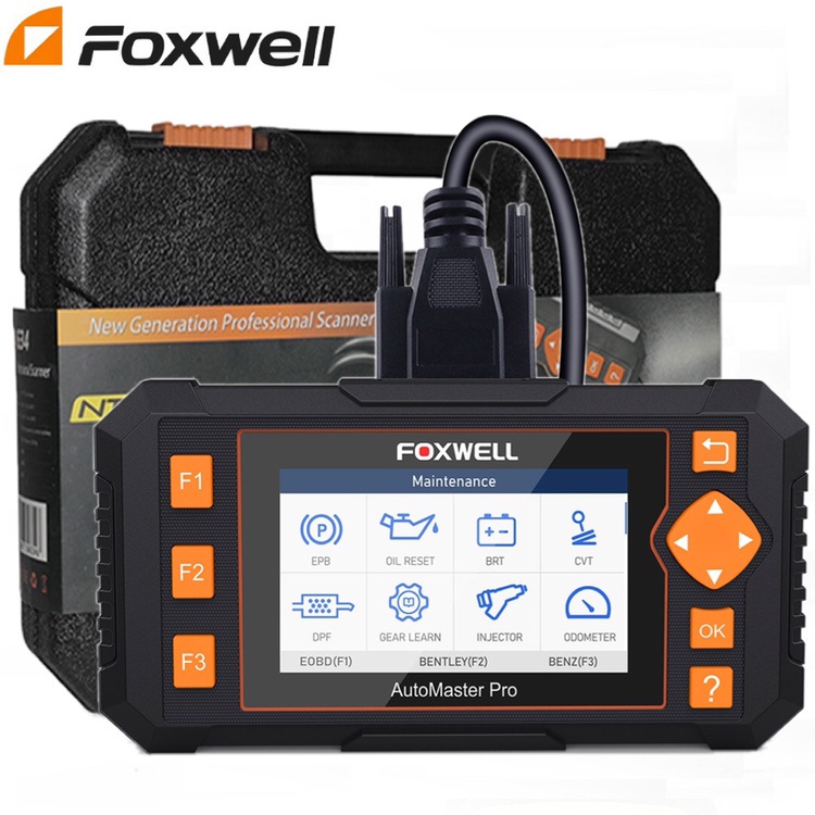 FOXWELL NT634 Professional Obd2 Scanner Odb2 Car Scanner With 11 Reset Functions Obdii Car Diagnostic Scanner