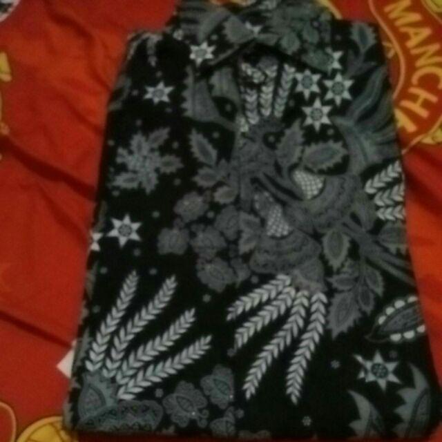 Bswart Batik Hrb026 Kenongo Hem Pendek Padi Pekalongan M L Xl Batik Pria Murah Modern Grosir