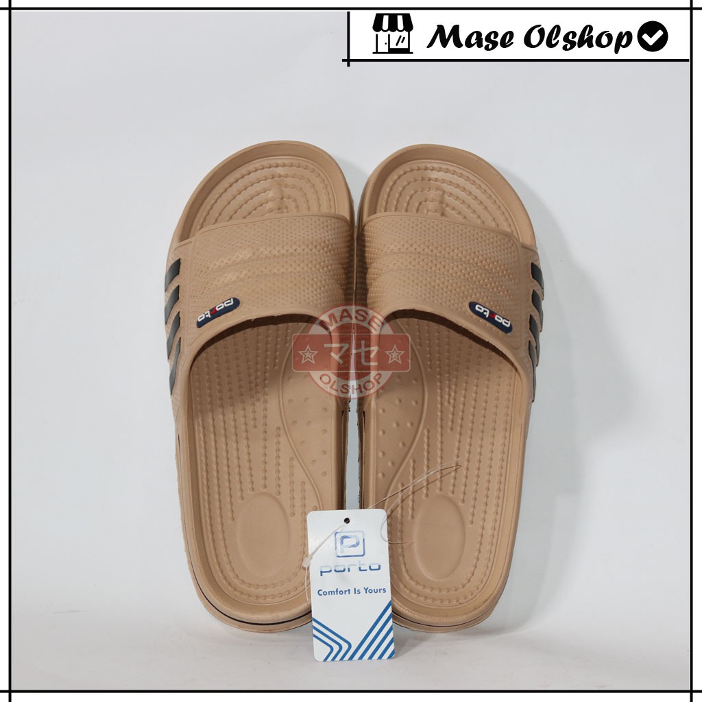 Sandal Slide Pria Karet Porto 1017M