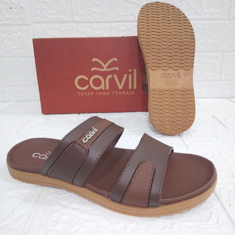 Sandal Slide tali dua Carvil Welton 02 | Sandal Harian Carvil | Sandal Kasual Carvil