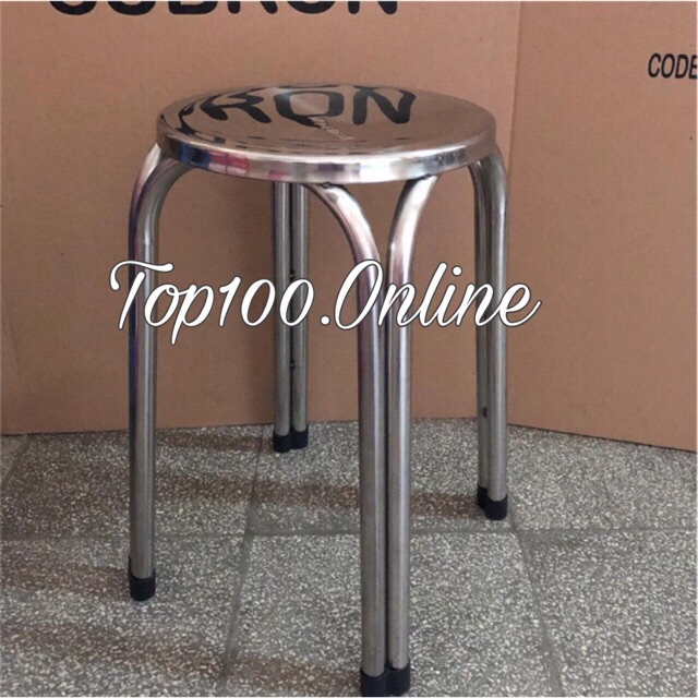 Jual Top Kursi Stainless Steel Tebal Kokoh Bangku Baso Cafe