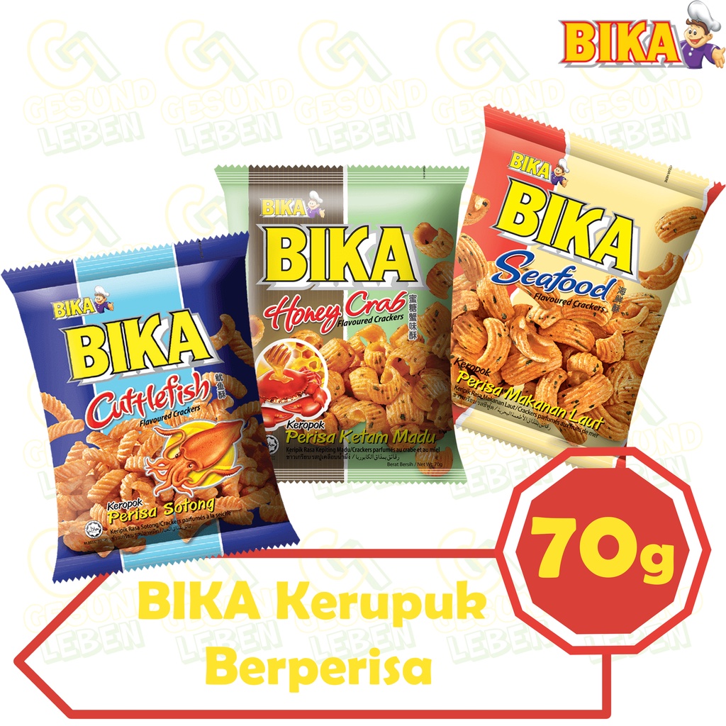 

Snack bika malaysia / BIKA Kerupuk Berperisa Makanan / Seafood Cuttlefish Honey Crab Prawn Vegetable