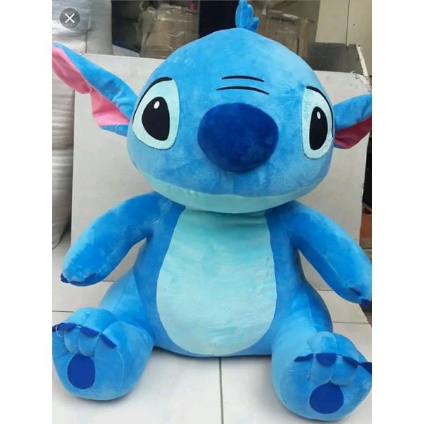 BONEKA STITCH JUMBO EXTRA EXTRA LARGE XXL UKURAN 80 CM LABEL SNI