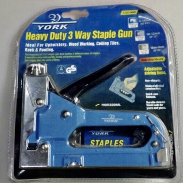 

Hekter tembak YORK . Gun tacker york R23 staples gun TACK GUN SHOOT STAPLE STAPLER hand tacker handtacker steples