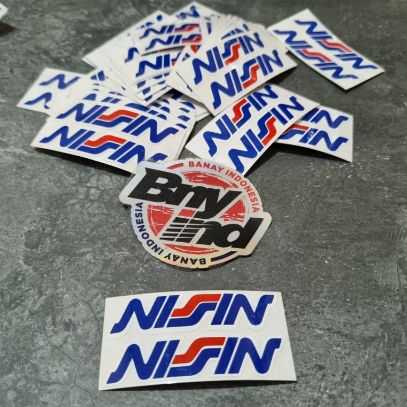 STICKER STIKER NISSIN CUTTING