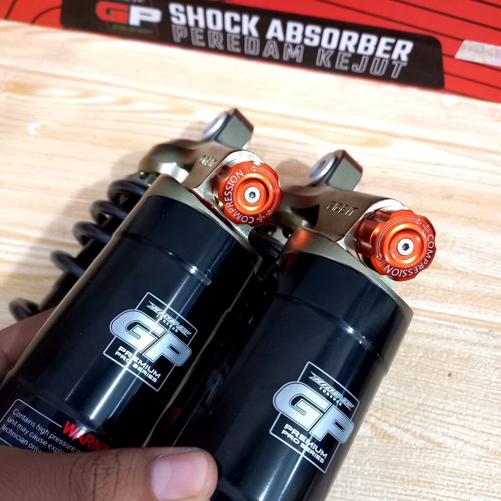 SKOK SHOCKBREAKER TABUNG RIDE IT GP PRO SERIES 299 320/340mm New Premium TITAN GREY SUPRA Vega Jupiter Fiz R