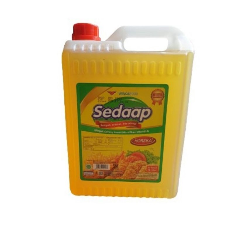 

MINYAK GORENG SEDAP 5 LITER JERIGEN