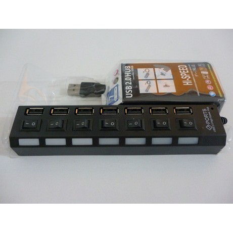 USB HUB 2.0 7Port Saklar 7 Port