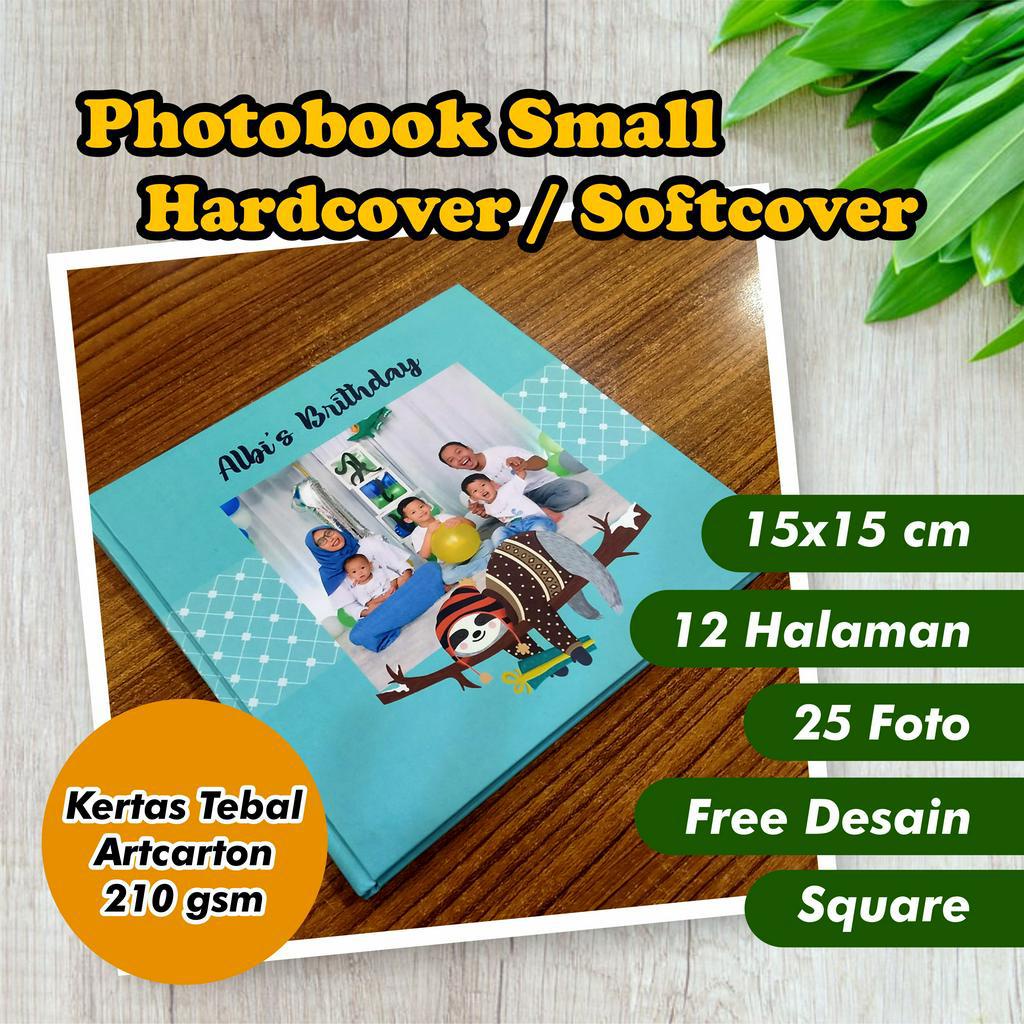 Photobook Small (12 hal) - 25 FOTO - 15 x 15 cm - Hardcover / Softcover - Cetak Album Magazine Foto 