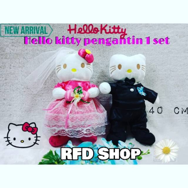 Boneka Pengantin Hello Kitty Couple Istimewa