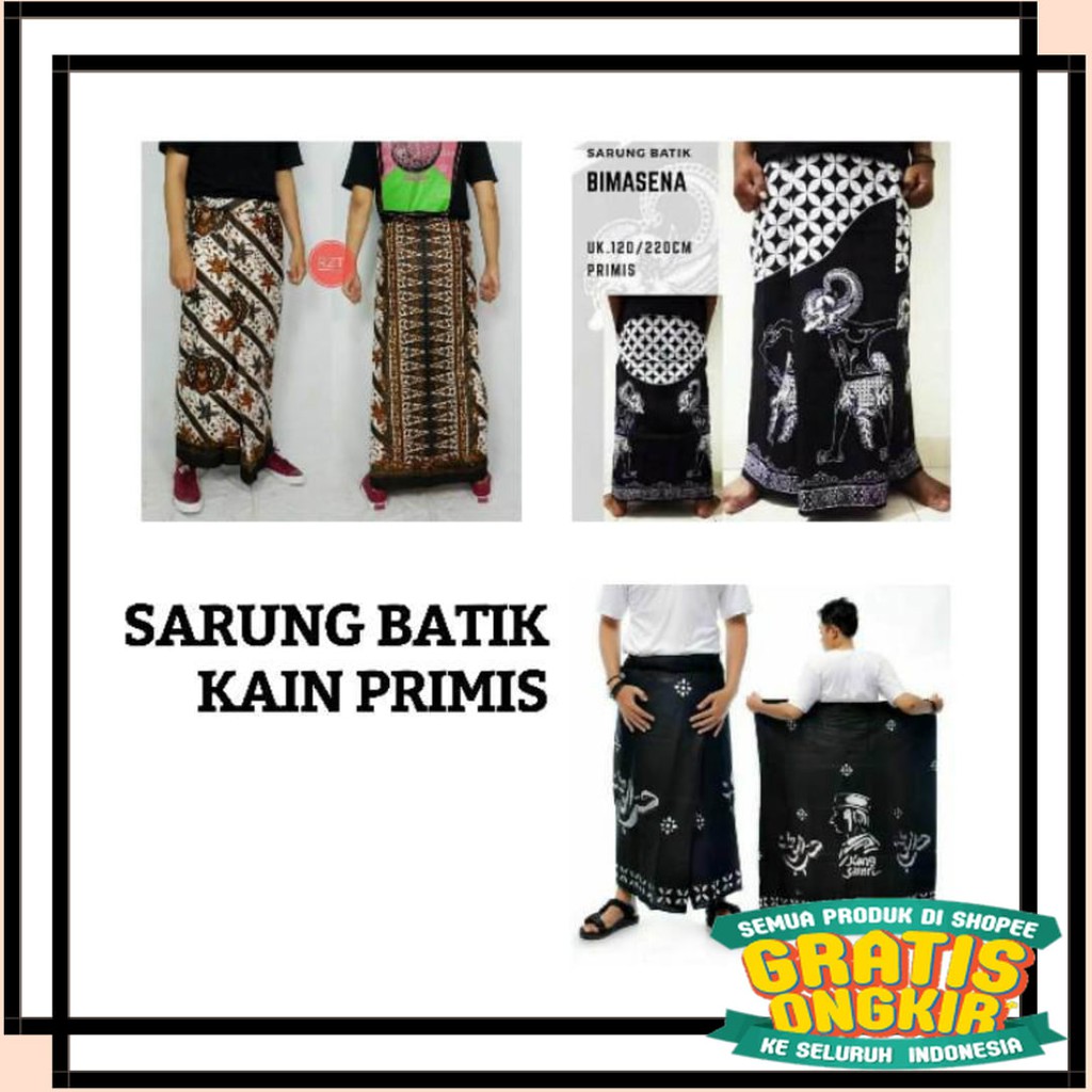 BATIK ANAK DEWASA ORANGTUA ALISAN / NIVANA - SARUNG BATIK KAIN PRIMIS