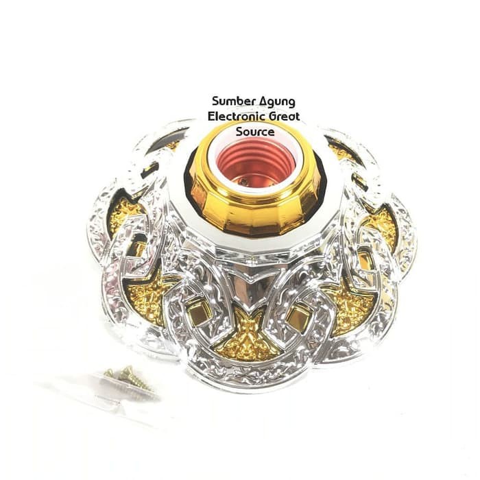 DPS016HS Dexicon Fiting Plafon Tempel Ukir Silver Batik Modern Gold Cl