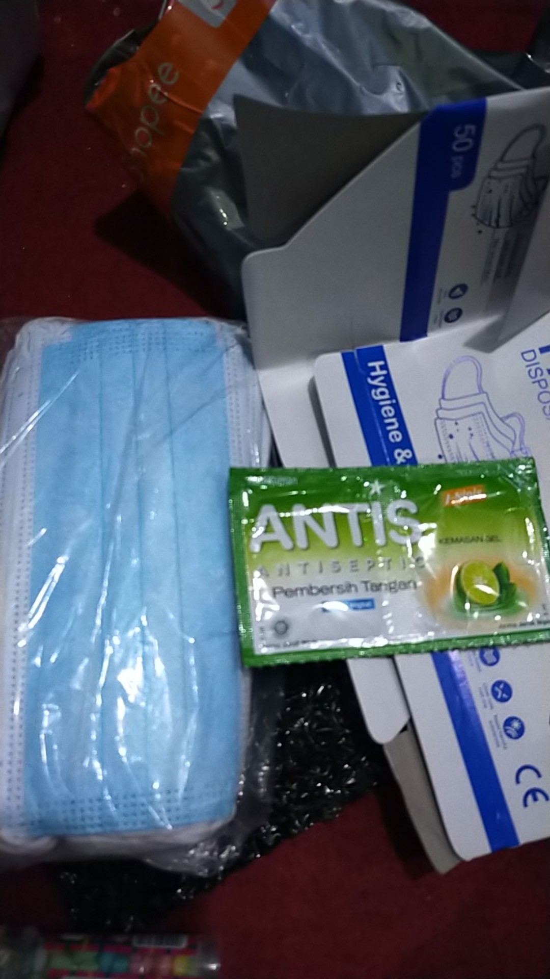 [promo] Masker Earloop 3 Ply Isi 50 Pcs - Disposable 3ply