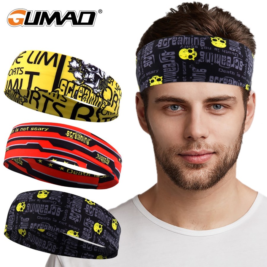 GMAO bandana headband tutup kepala lari sepeda tenis sport olahraga