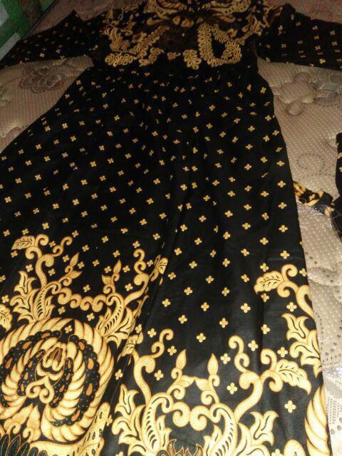 Batik Couple Keluarga Sania Ruffle Ori Ndoro Jowi Dnt